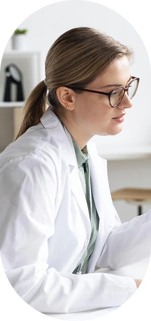 Skilled Professinal Female Senior Engineer Spectacles